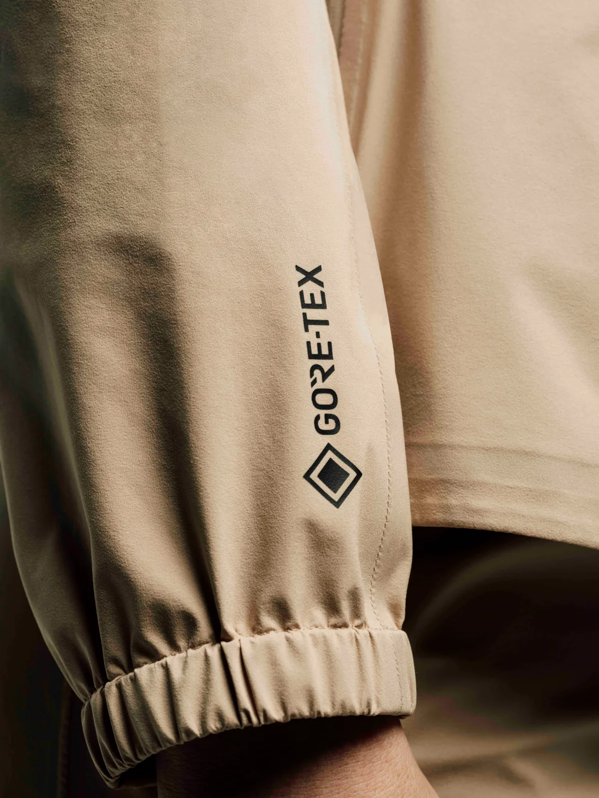 Fashion still from RESH Moncler Grenoble campaign — close look jacket